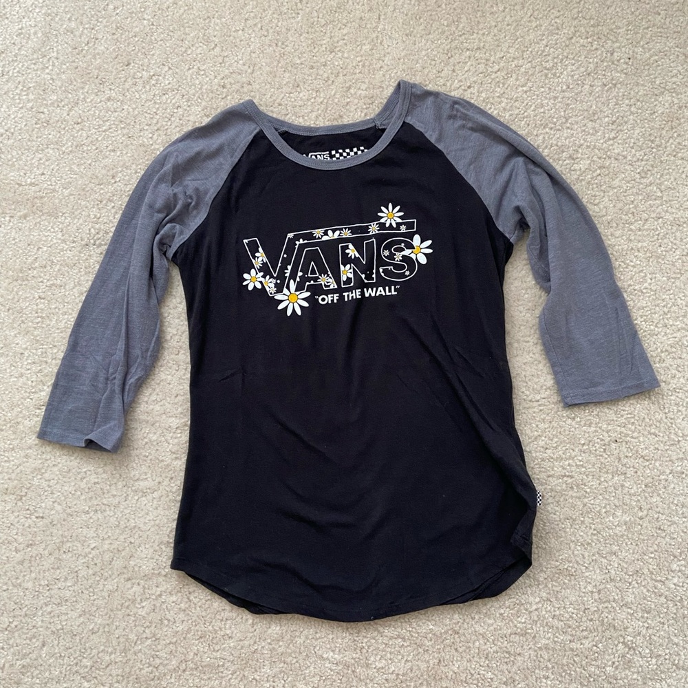 Vans baseball shirt. Daisy’s.